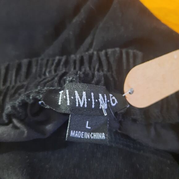 T.I.M.I.N.G Womens Wide Leg Corduroy Sailor Style Button Detail Pants Size L - Picture 4 of 8